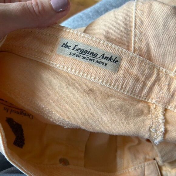 AG Adriano Goldschmied 26 R Orange The Legging Ankle Super Skinny‎ Jeans - Picture 9 of 10